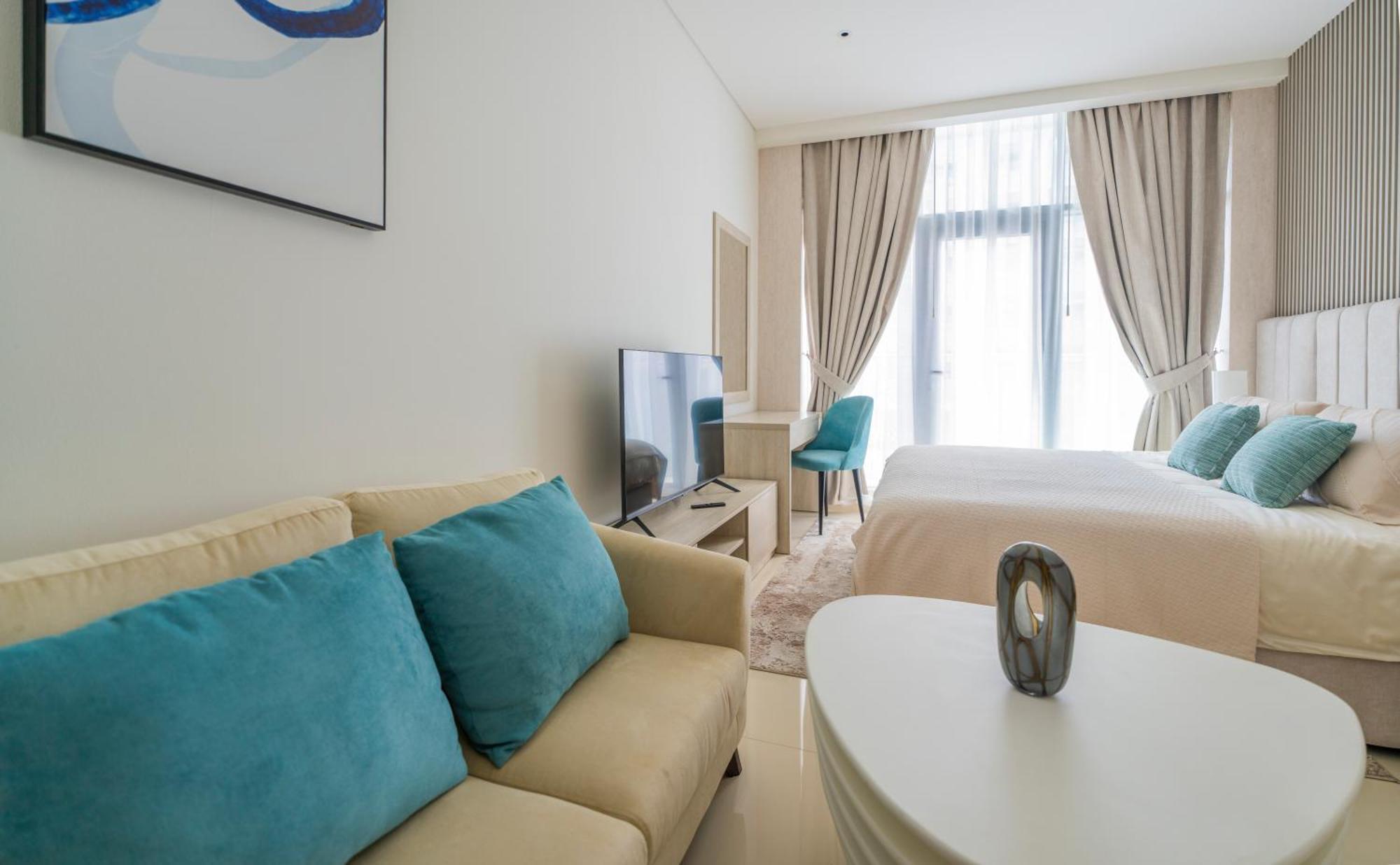 Studio With Pool And Private Beach Access On Palm Jumeirah Ντουμπάι Εξωτερικό φωτογραφία