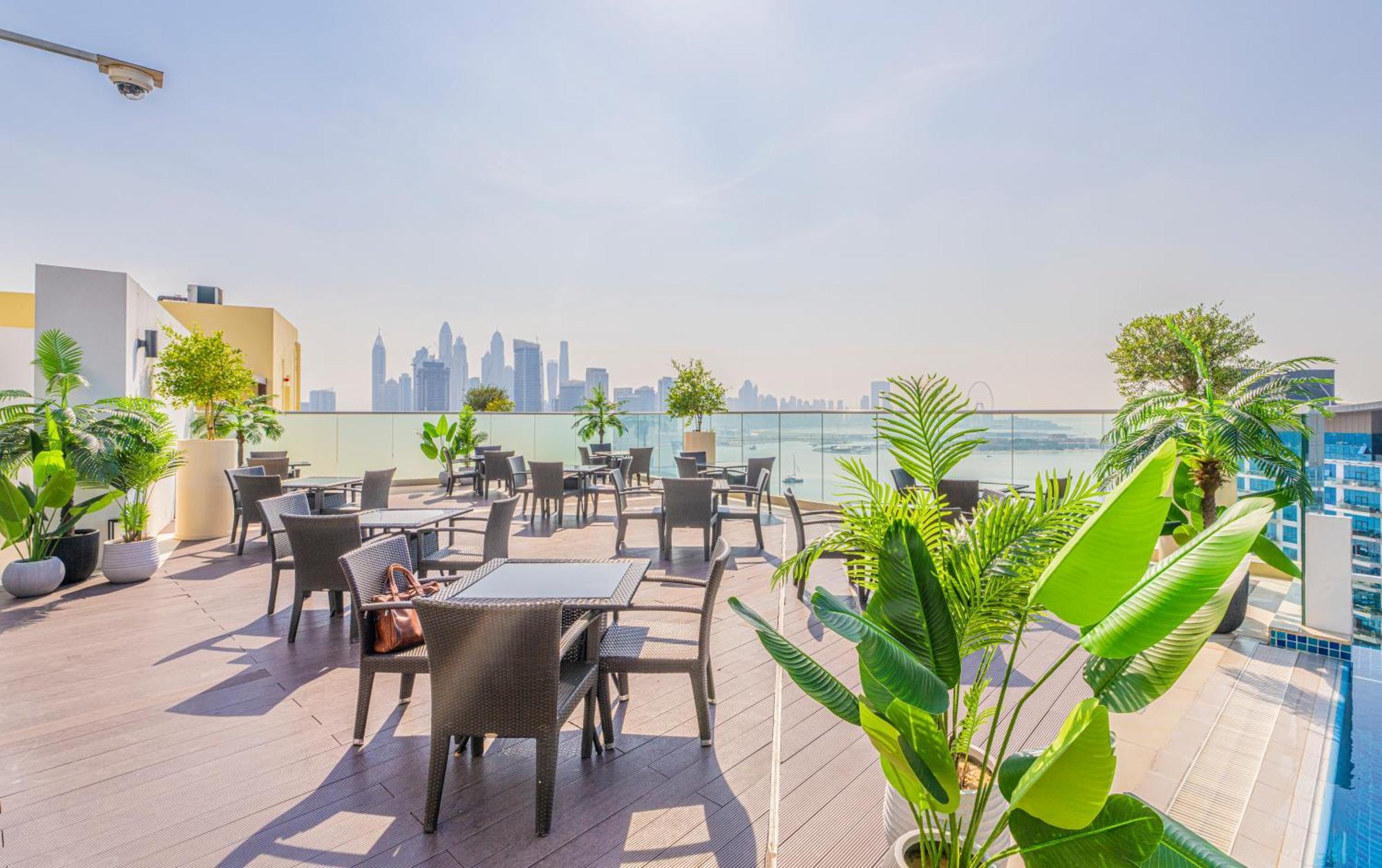 Studio With Pool And Private Beach Access On Palm Jumeirah Ντουμπάι Εξωτερικό φωτογραφία