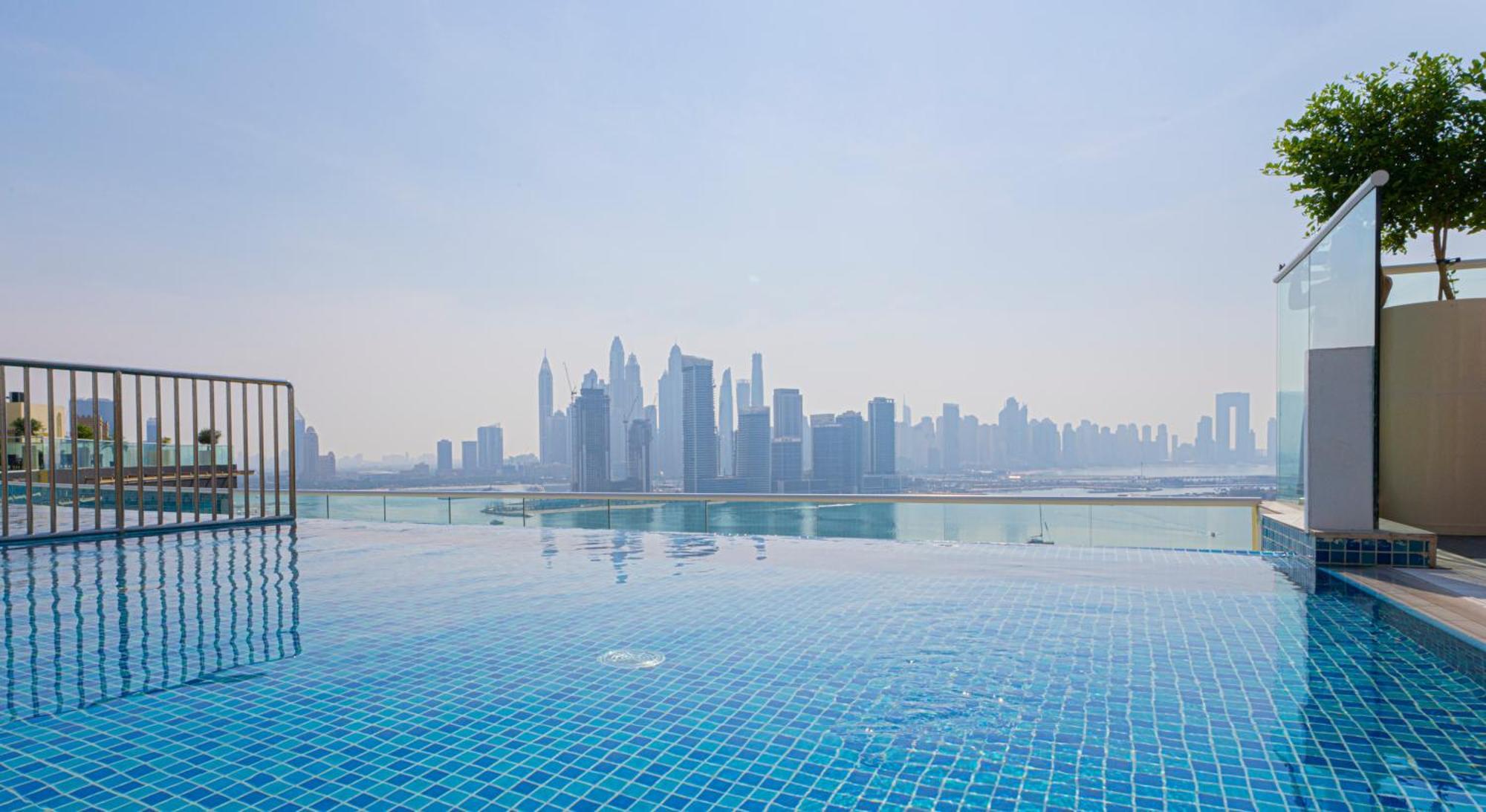 Studio With Pool And Private Beach Access On Palm Jumeirah Ντουμπάι Εξωτερικό φωτογραφία